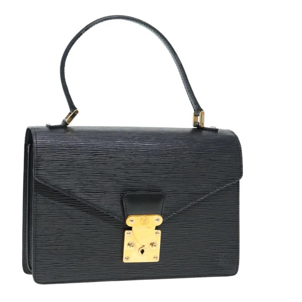 Louis Vuitton Black Epi Leather Concorde with Gold Hardware 820935